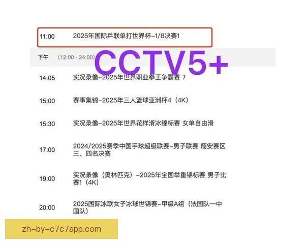 全方位覆盖最新乒乓球直播赛况和解说，精彩纷呈等你来看